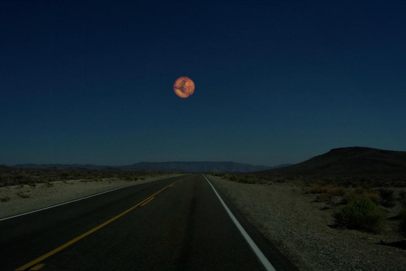 en lugar de la luna