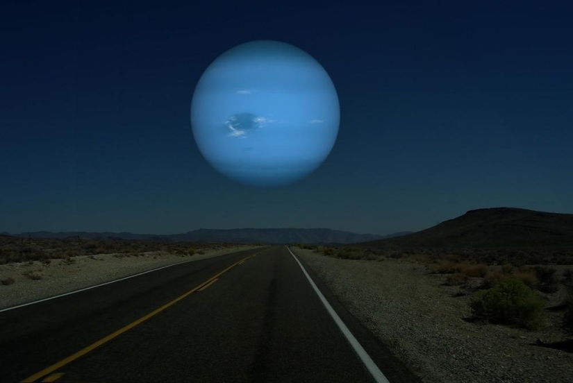 en lugar de la luna