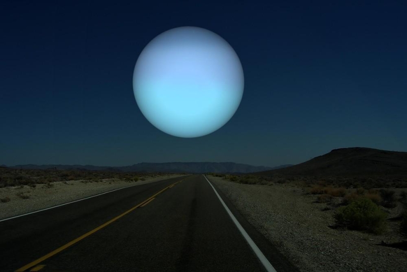 en lugar de la luna