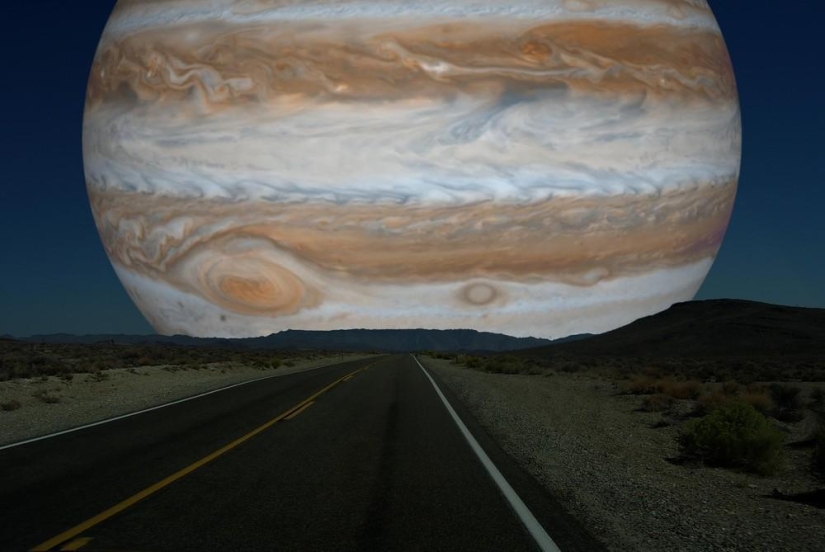 en lugar de la luna