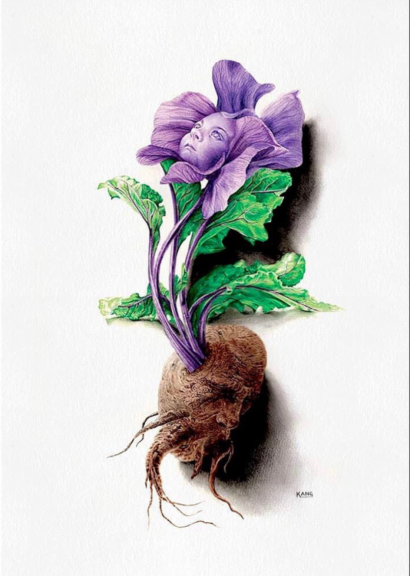 En mis pinturas de acuarela, trato de capturar el significado más profundo de los elementos humanos y de la naturaleza 13 imágenes
