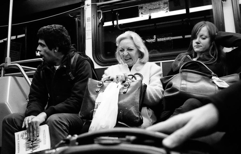 en transporte publico