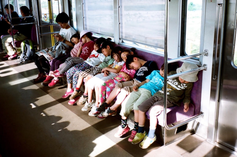 en transporte publico