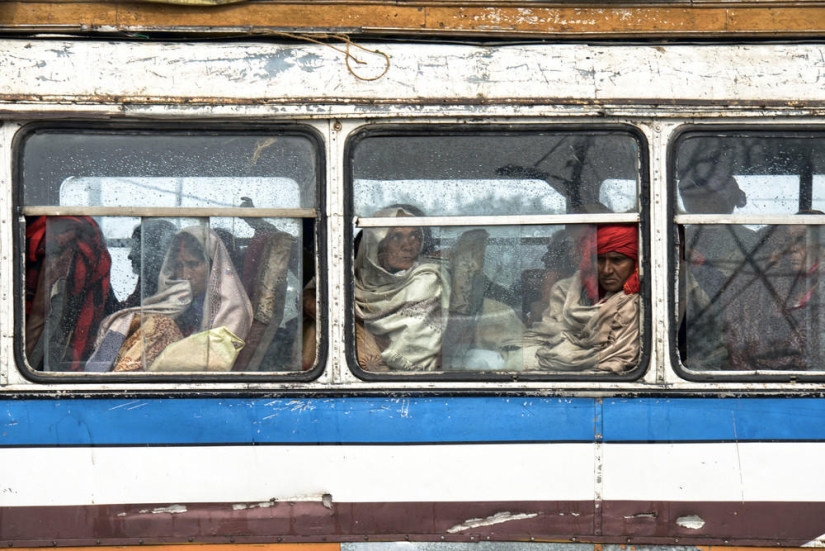 en transporte publico