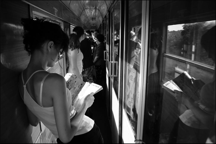 en transporte publico