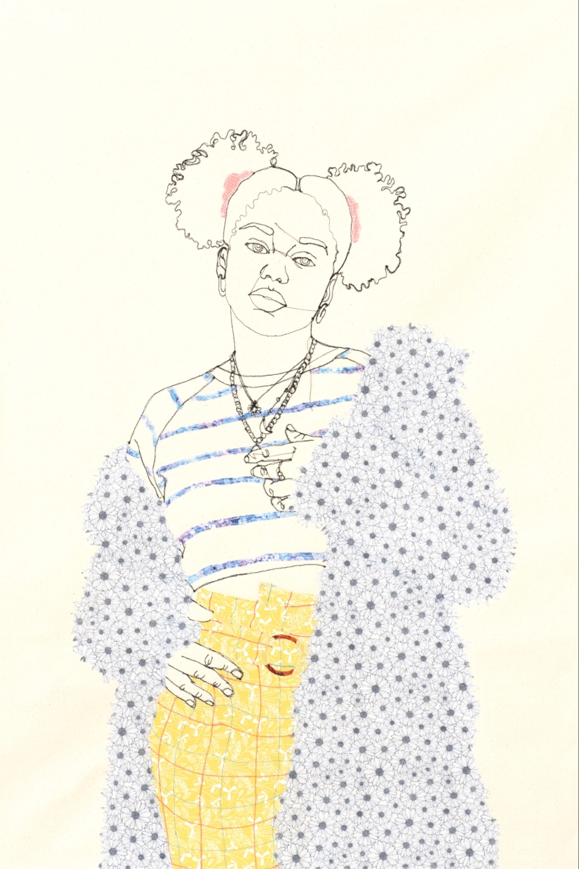 Encarnando vitalidad y alegría, los retratos estampados de Gio Swaby celebran la negritud y la feminidad Encarnando vitalidad y alegría, los retratos estampados de Gio Swaby celebran la negritud y la feminidad