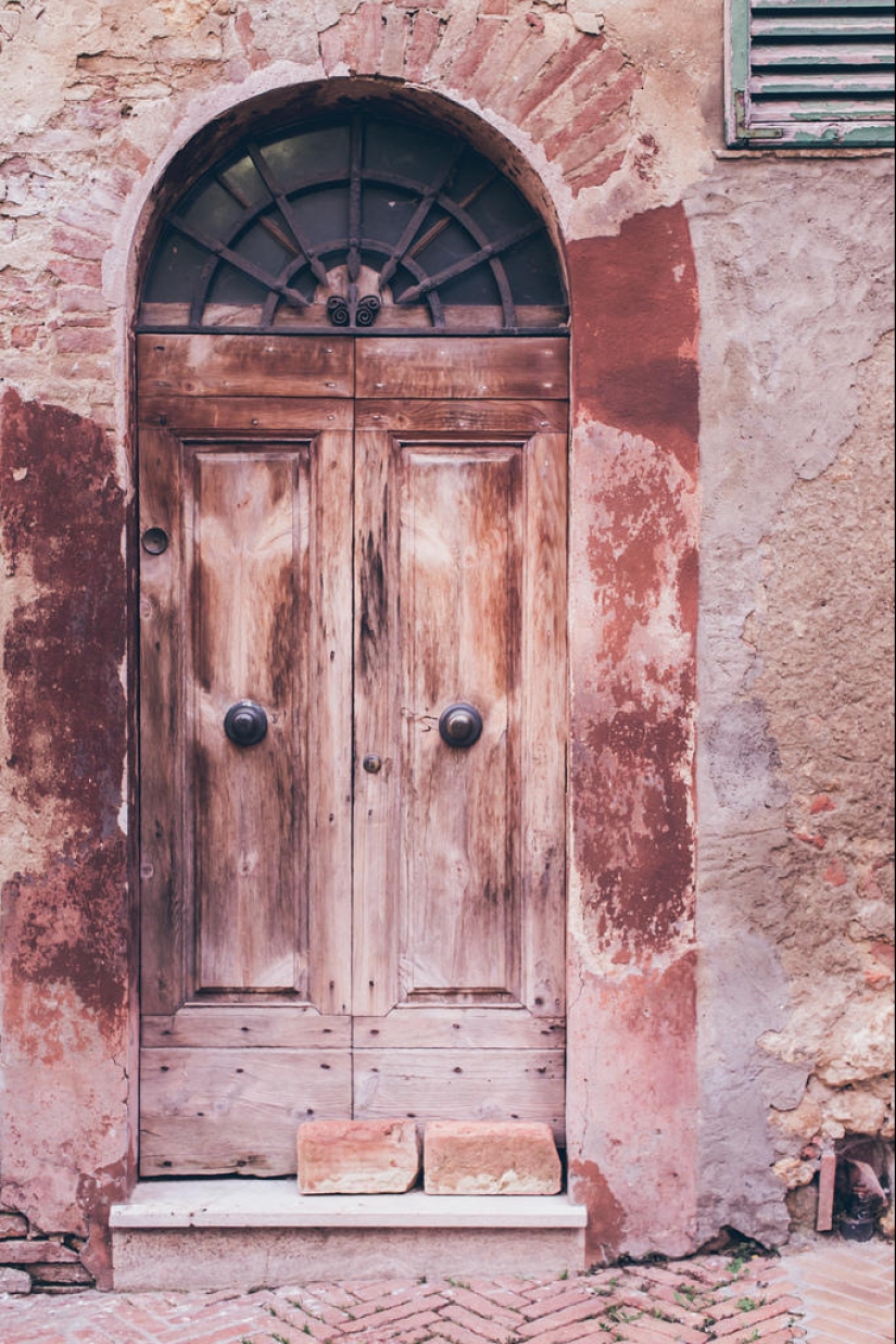 Entertaining geography - doors in different parts of Europe