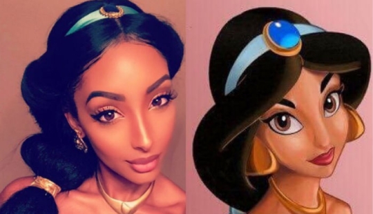 Esta chica es la encarnación viviente de la princesa Jasmine de "Aladdin"de Disney Esta chica es la encarnación viviente de la princesa Jasmine de "Aladdin"de Disney