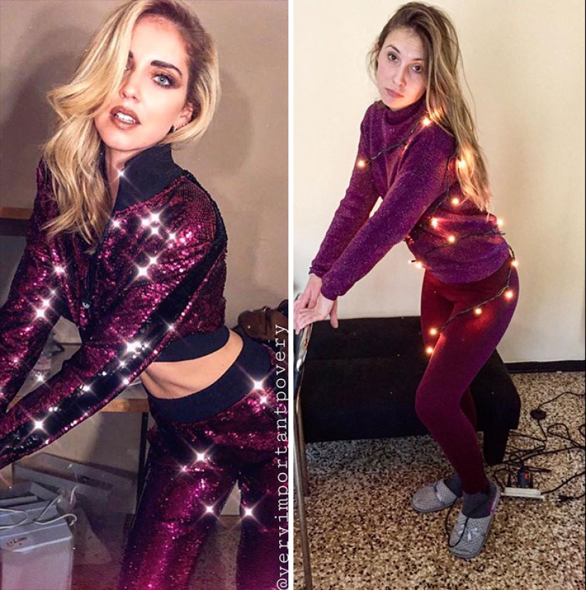 Esta pareja recrea hilarantemente fotos de influencers con cosas que encuentran en casa, y aquí está el resultado Esta pareja recrea hilarantemente fotos de influencers con cosas que encuentran en casa, y aquí está el resultado