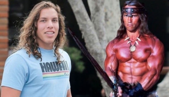 "Este es el verdadero hijo de Arnie": El hijo de Schwarzenegger de una mujer mexicana creció guapo