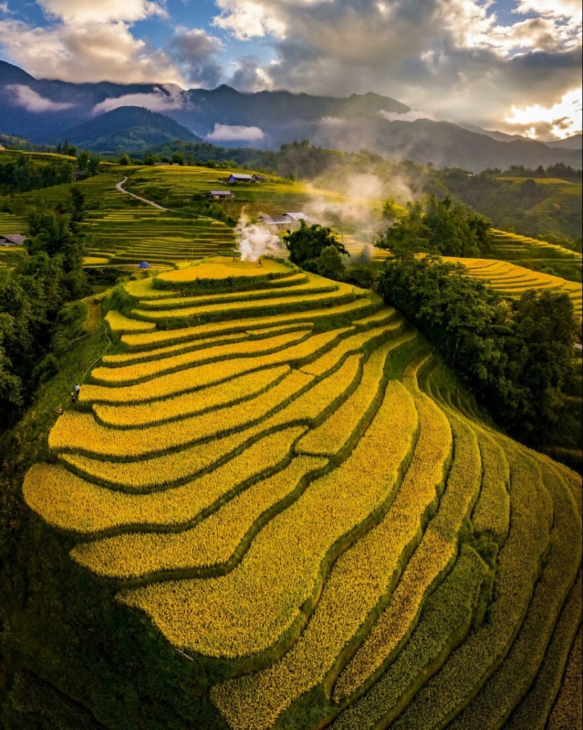 Este fotógrafo toma impresionantes fotos de drones de Vietnam