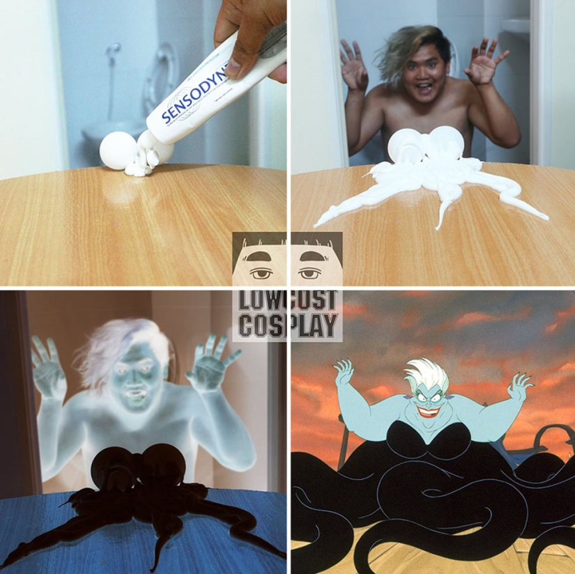 Este tipo hace cosplay barato, enojado y con materiales improvisados