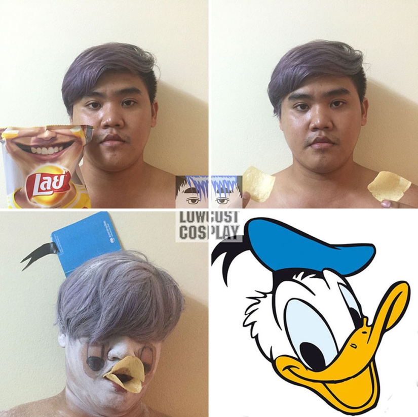 Este tipo hace cosplay barato, enojado y con materiales improvisados