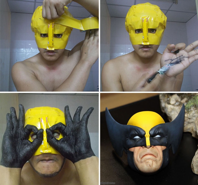 Este tipo hace cosplay barato, enojado y con materiales improvisados