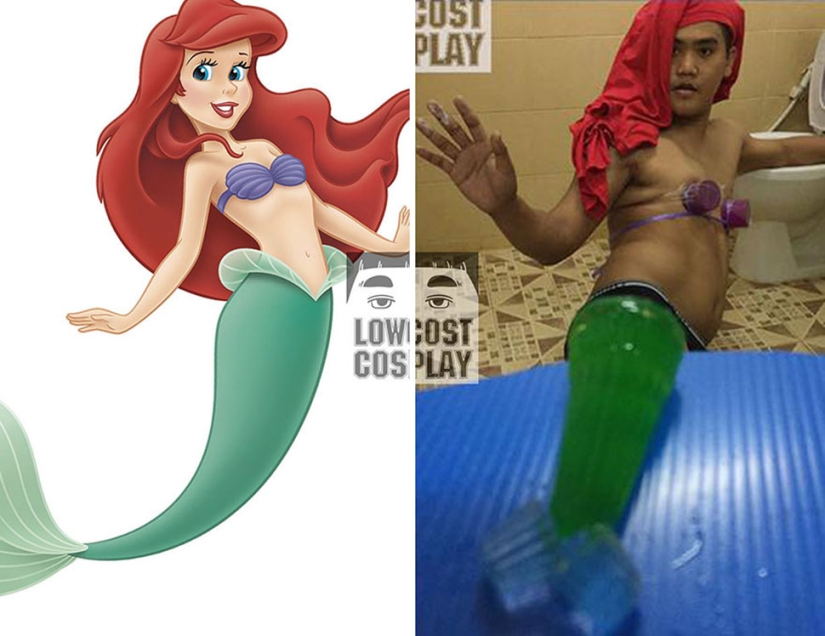 Este tipo hace cosplay barato, enojado y con materiales improvisados