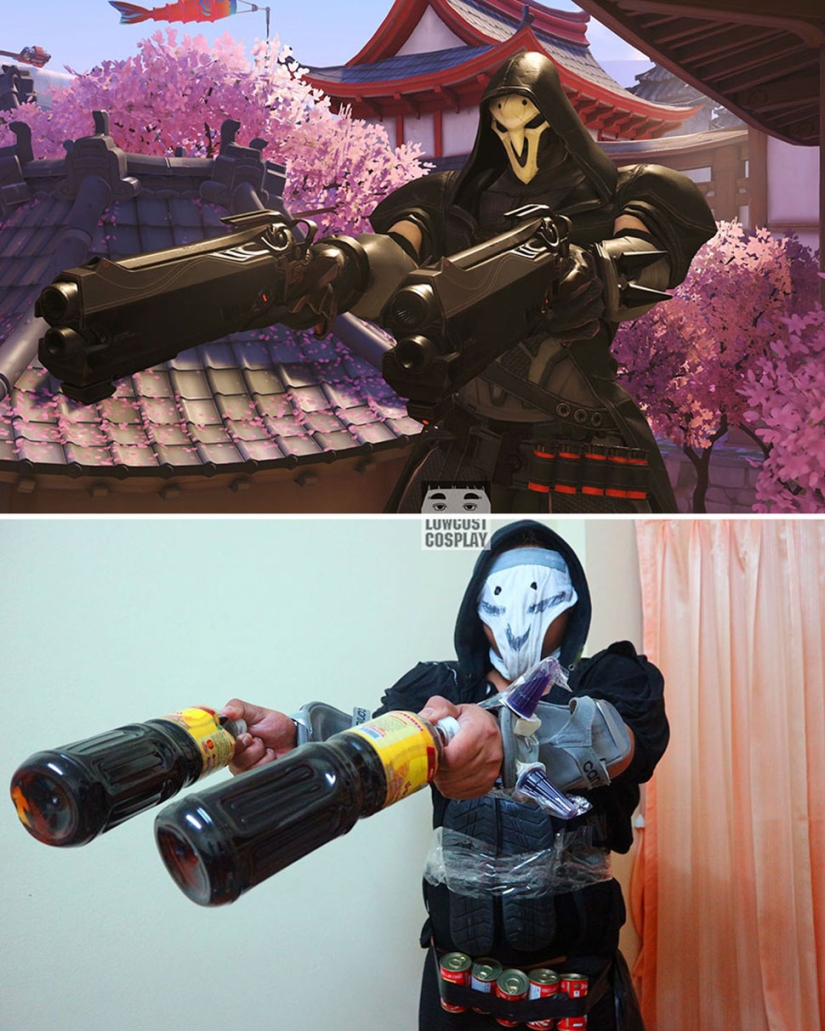 Este tipo hace cosplay barato, enojado y con materiales improvisados
