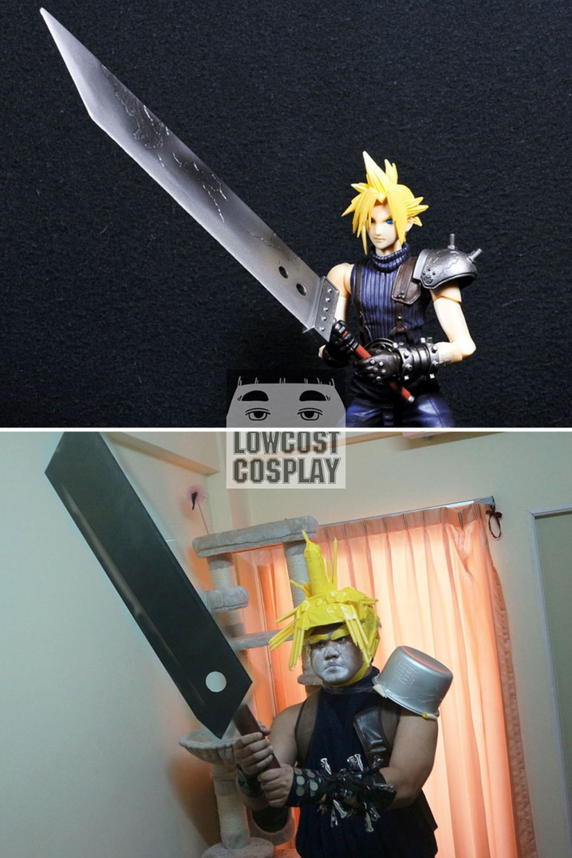 Este tipo hace cosplay barato, enojado y con materiales improvisados