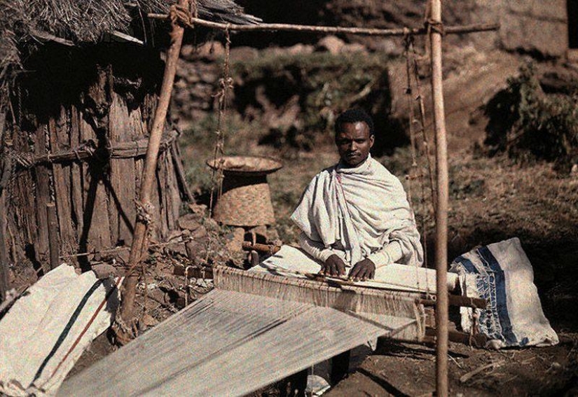 Ethiopia 1931 in color. Modernization of feudalism