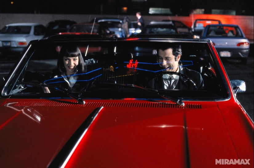 Exclusive footage from the filming of &quot;Pulp Fiction&quot;