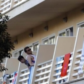 Expensive balconing: Teenage tourists fined thousands of euros for jumping on balconies Expensive balconing: Teenage tourists fined thousands of euros for jumping on balconies