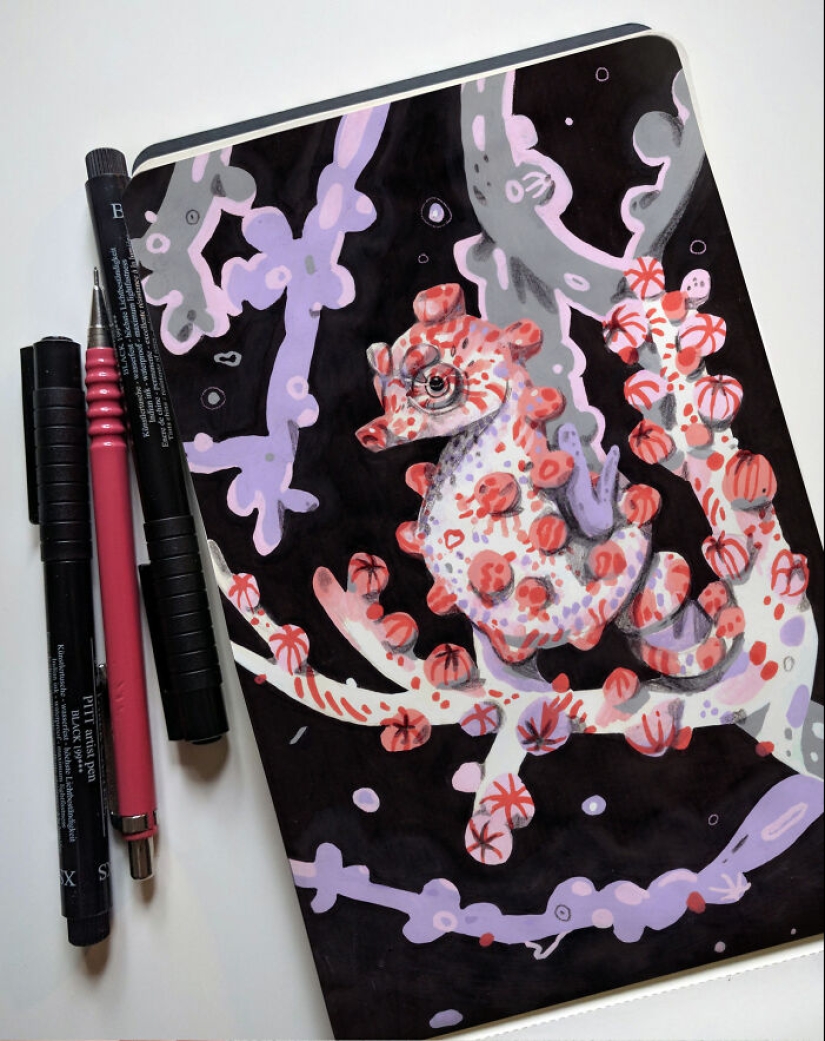 Explorando el mundo a través de mi cuaderno de bocetos: 12 dibujos