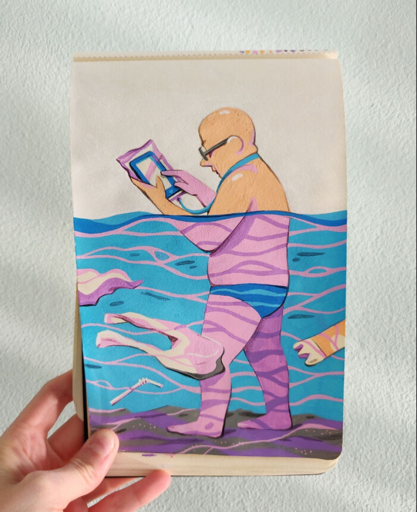 Explorando el mundo a través de mi cuaderno de bocetos: 12 dibujos
