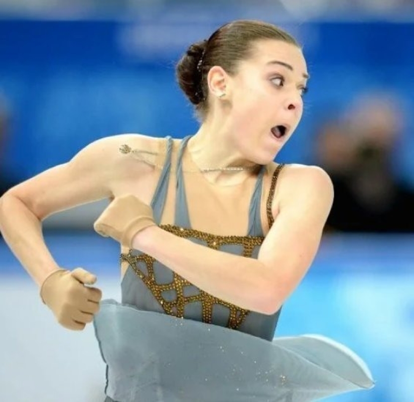 Expresiones faciales divertidas: 10 fotos heroicas de patinadores de la competencia