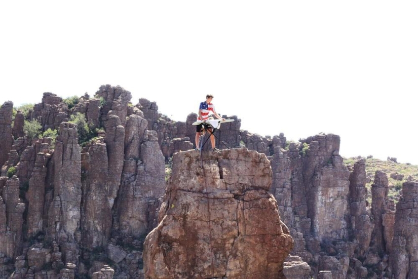 extreme ironing extreme ironing