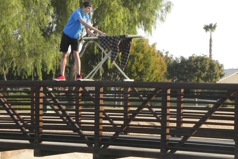 extreme ironing extreme ironing