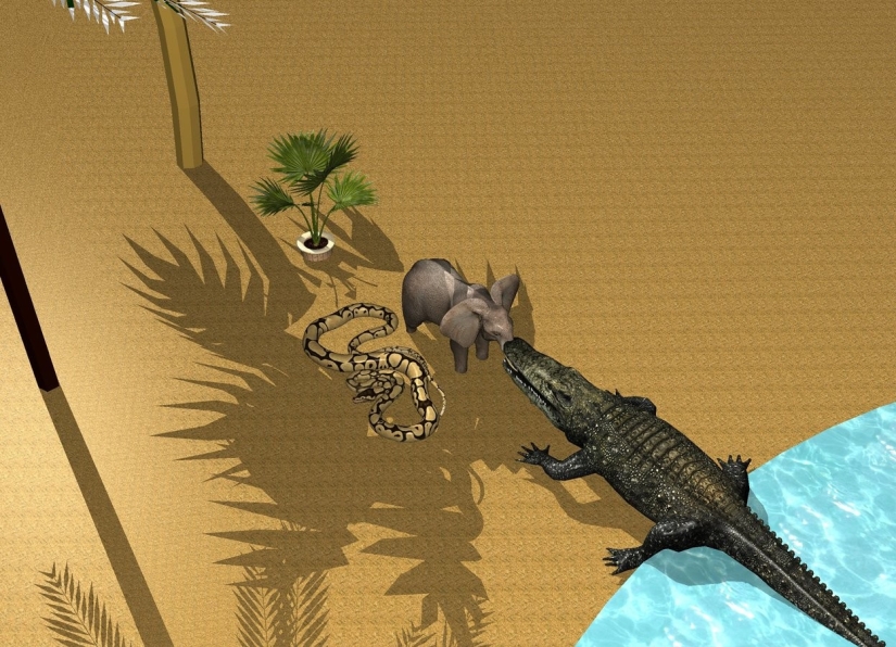 Famous scenes from literary works in 3D modeling Famous scenes from literary works in 3D modeling