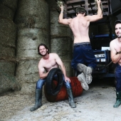 Farmers undress for the calendar Farmers undress for the calendar