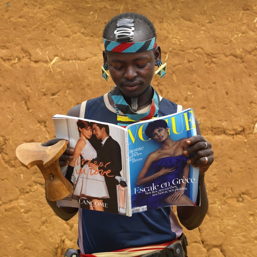 Fashion tribe in Ethiopia