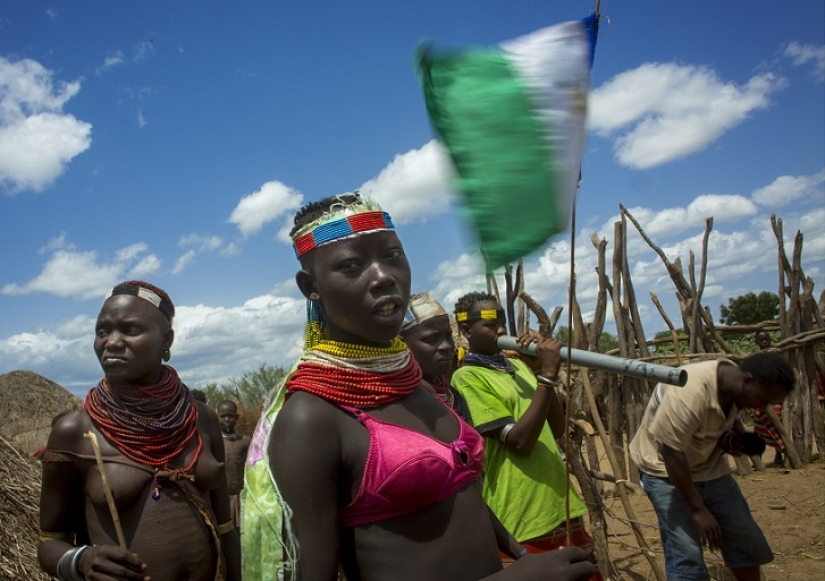 Fashion tribe in Ethiopia