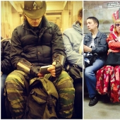 Fashionable people of the Moscow metro Fashionable people of the Moscow metro