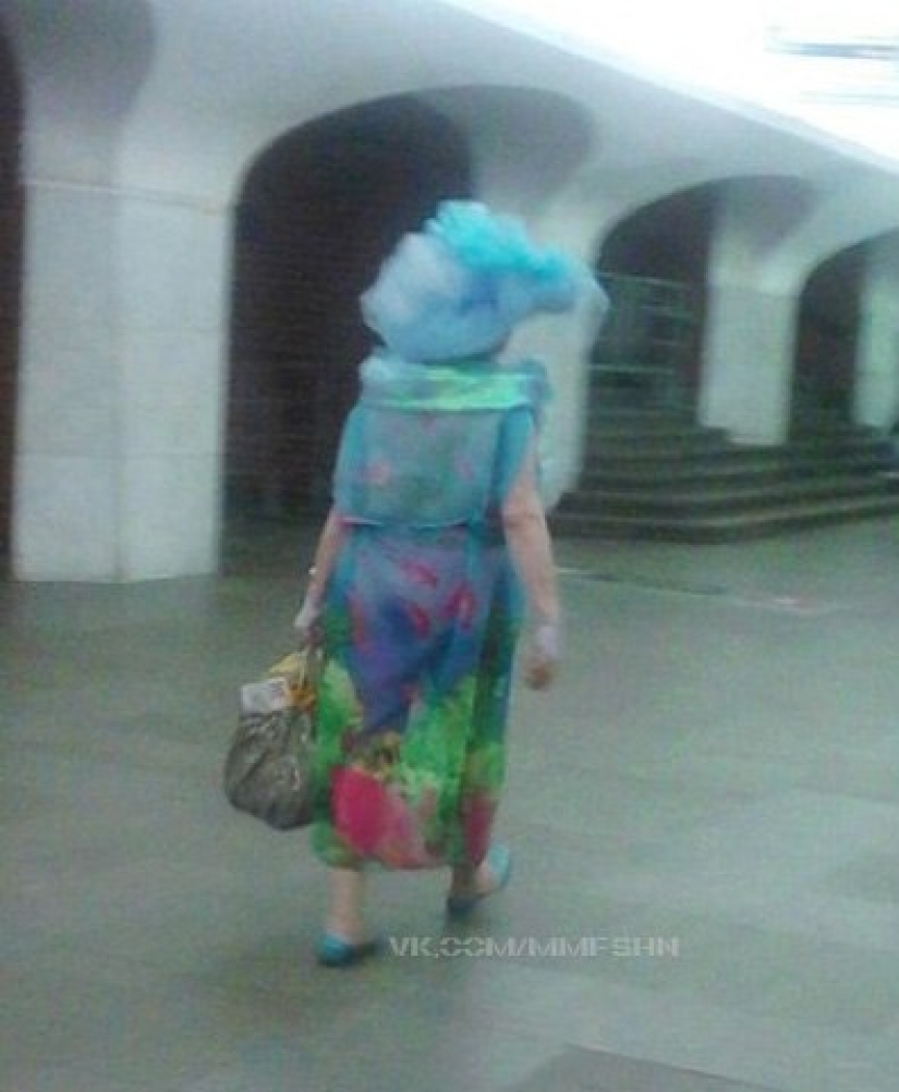 Fashionable people of the Moscow metro