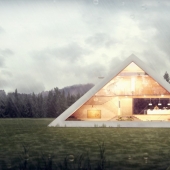 Feel like a pharaoh: a futuristic concept of a pyramid house