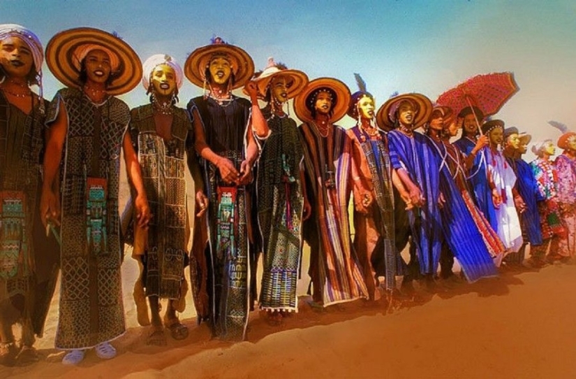 Feria de los novios, o Cómo es el concurso de belleza entre los hombres en Níger