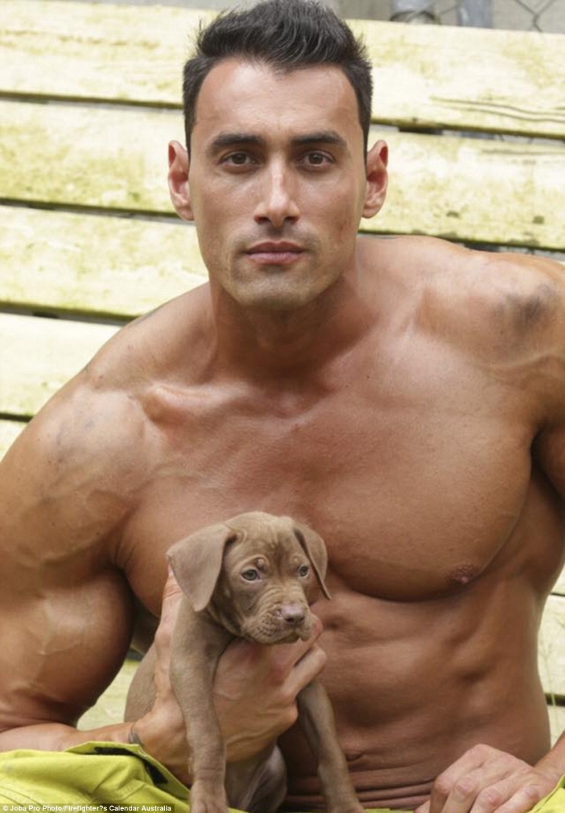 Fiery backstage: photos from the shooting of the charity calendar with naked firefighters