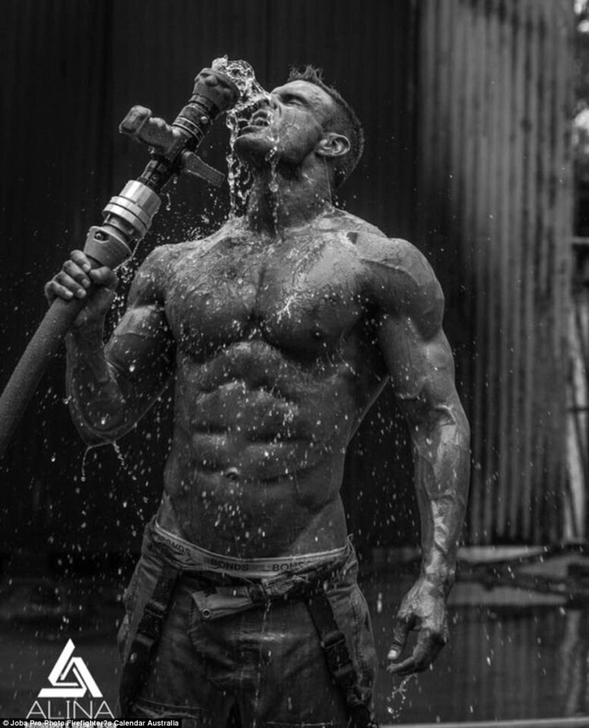 Fiery backstage: photos from the shooting of the charity calendar with naked firefighters
