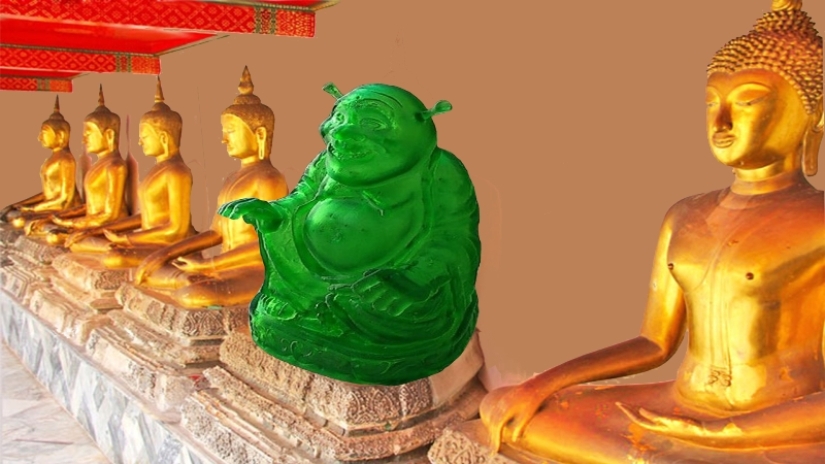 Filipina prayed to the Shrek figurine for four years, considering him a Buddha Filipina prayed to the Shrek figurine for four years, considering him a Buddha