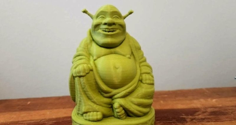 Filipina prayed to the Shrek figurine for four years, considering him a Buddha Filipina prayed to the Shrek figurine for four years, considering him a Buddha