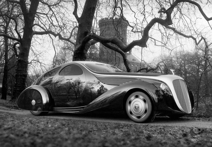 Five concept cars in classic style