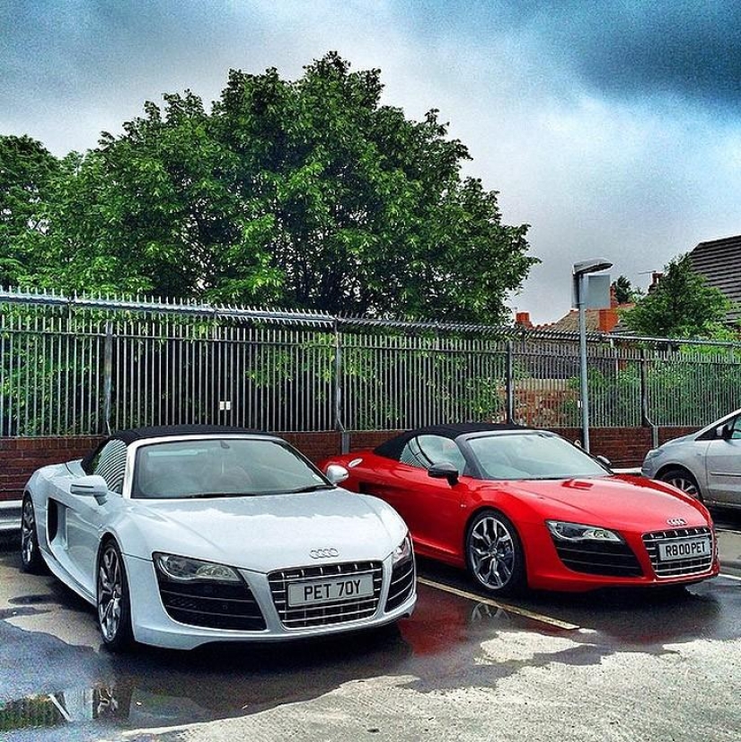 Flota de superdeportivos de 19 años