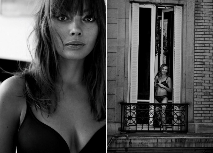 For advertising underwear, the photographer used ordinary women instead of models