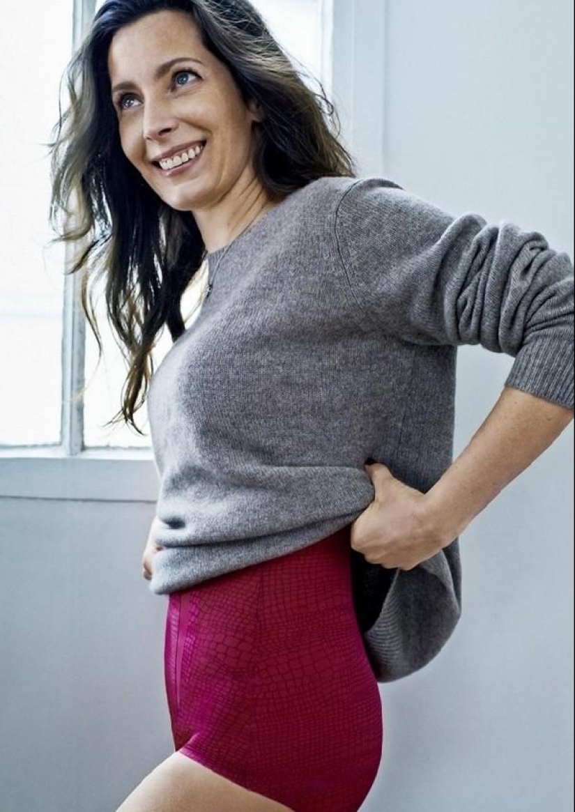 For advertising underwear, the photographer used ordinary women instead of models
