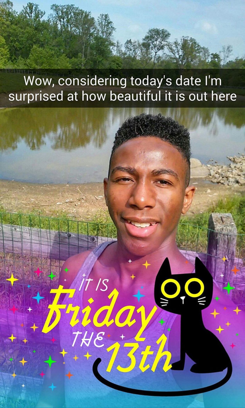 For this guy, Friday the 13th was a really bad day For this guy, Friday the 13th was a really bad day