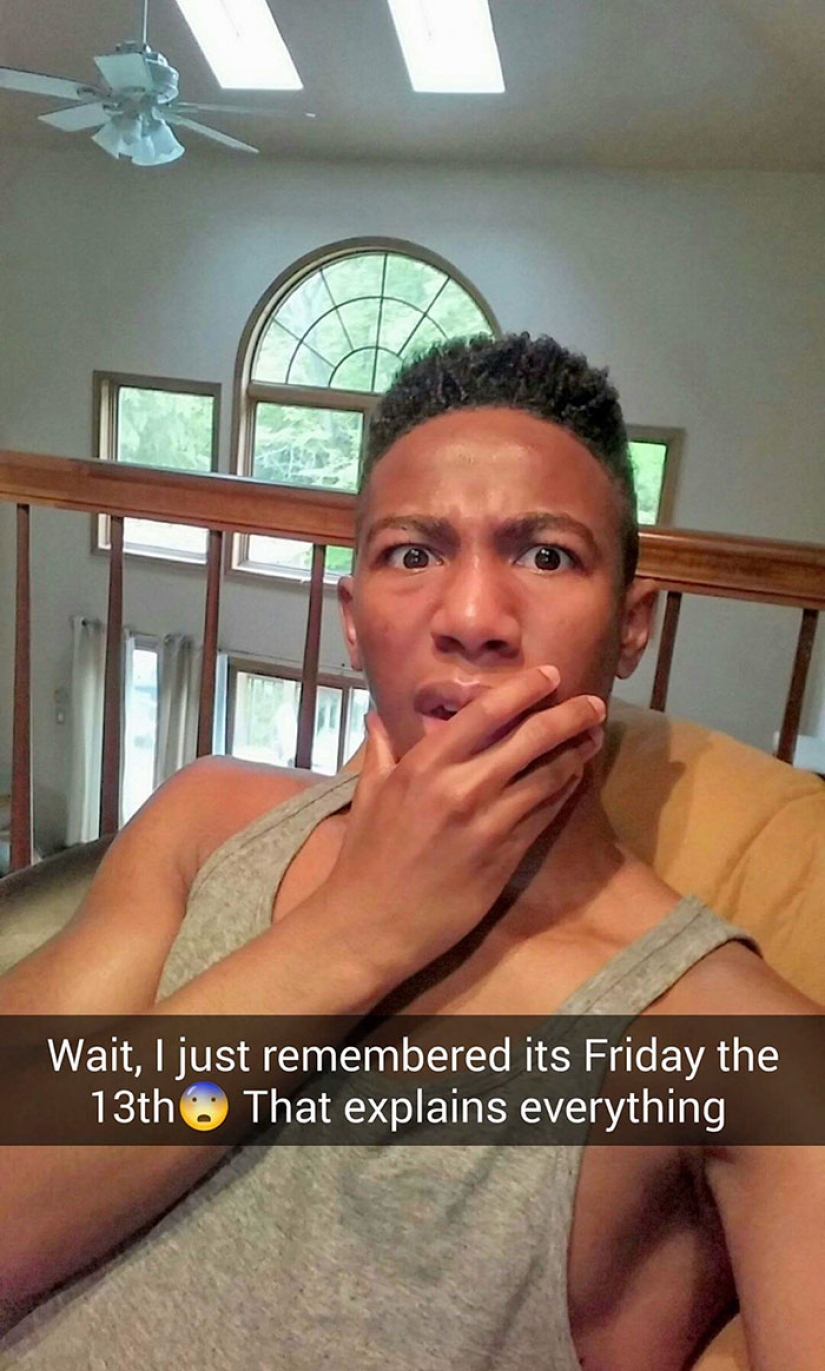 For this guy, Friday the 13th was a really bad day For this guy, Friday the 13th was a really bad day