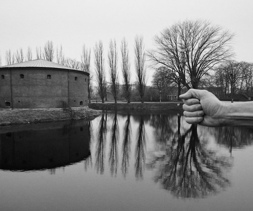 Fotógrafo usa su cuerpo desnudo para crear mundos de fantasía