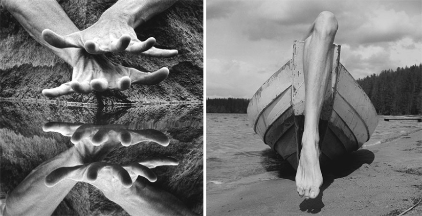 Fotógrafo usa su cuerpo desnudo para crear mundos de fantasía