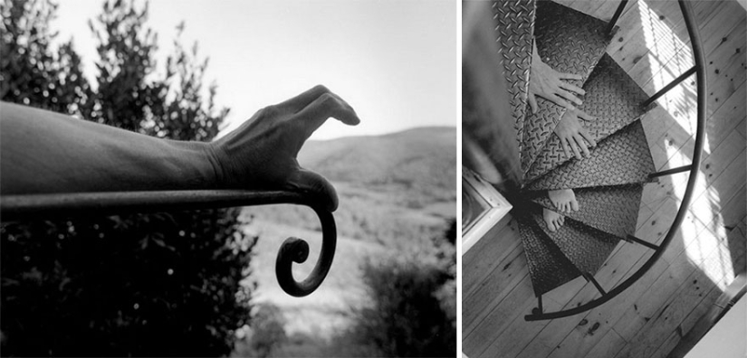 Fotógrafo usa su cuerpo desnudo para crear mundos de fantasía